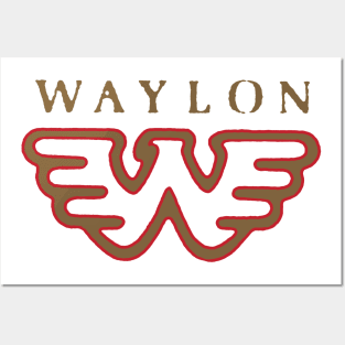 Waylon Jennings Posters and Art